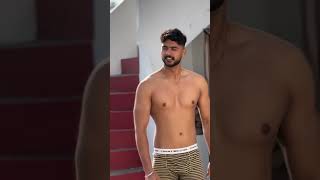 Shirtless INDIAN desi Men in Underwear 🩲Muscular men Hot Guy 🔥#desi #hunk #shirtless #bollywood