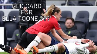 Ella Toone RED CARD 😱 (Spurs Women vs Man United)