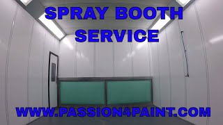 HALTEC SPRAY BOOTH Service And Refurb Including BAXT WP10 Wall Coating Review