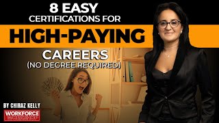 8 Easy Certifications for Careers that Pay Well (No Degree Required) | Episode 179