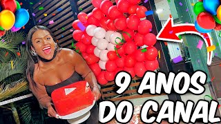 9 ANOS DO CANAL E EU FIZ UMA MUDANÇA SURPRESA INESPERADA !!!