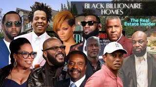 Diddy and other Black Billionaires Homes | LIVE! with The Real Estate Insider