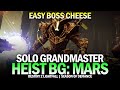 Solo Grandmaster Nightfall - Heist Battleground Mars (Easy Boss Cheese) [Destiny 2]