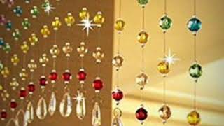 Door Curtain Beads Hangings Decoration | Crystal Glass Beaded Curtain