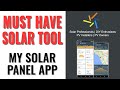 My Solar Panel App - Your All-In-One Solar Power Design, Optimization, and Analysis Tool!