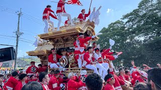 R4.10.15 寛弘寺 建水分神社宮入(比叡の前) 南河内だんじり祭り 2022/10/15(土)