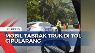 Mobil Tabrak Truk di Tol Cipularang, 1 Orang Tewas