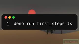 Deno Hello World and First server