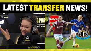Arsenal & Newcastle's LATEST TRANSFER NEWS! Gordon & Rice targeted