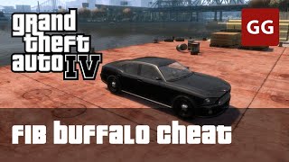 FIB Buffalo Cheat Code — GTA 4