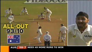 Australia 🚀93 All-out  🤯India vs Australia 2004 4th Test Match Highlights Full HD