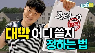 연세대 고려대 서강대 성균관대 한양대 합격생이 대신 써주는 수시 | 연고티비