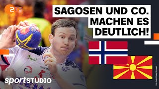 Norwegen – Nordmazedonien Highlights | Handball-WM 2023 | sportstudio