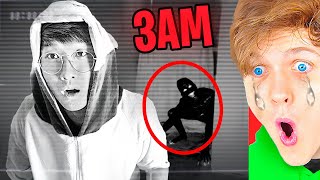 SURVIVING 24 HOURS IN THE SCARIEST GAMES EVER? (DON'T SCREAM CHALLENGE!)
