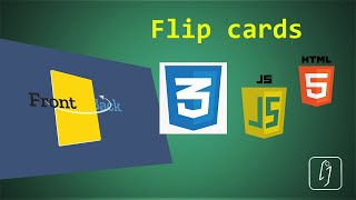 flip card cards HTML CSS & JavaScript