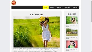 Build a Responsive Grid CSS Website Layout From Scratch | Simple Landing Page Only HTML & CSS
