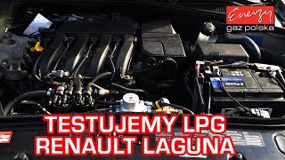 Teste LPG - Renault Laguna 2.0 136KM 2005r w Energy Gaz Polska  na auto gaz BRC SQ 32 OBD