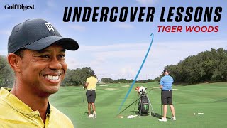 Inside a Tiger Woods Range Session | Undercover Lessons | Golf Digest