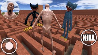 I BECAME SCP-096 VS HUGGY WUGGY?! in Garry's Mod!