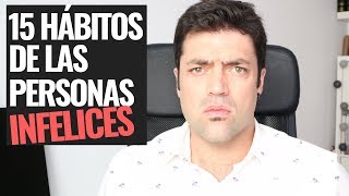 15 Hábitos De Las Personas Infelices