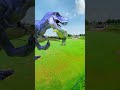 t rex dinosaur magical fight in jurrassic world vfx park youtubeshorts shorts vfx