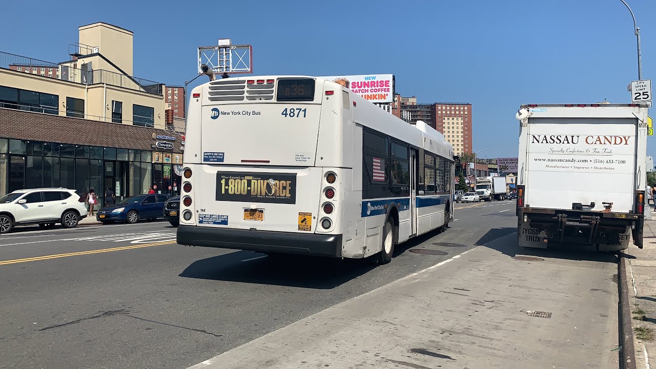 NYCT Bus: B36 XD40 Action At Surf Avenue & Stillwell Avenue - YouTube