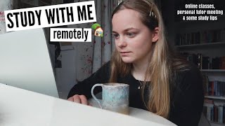 study at home with me (very productive/chatty study day!)