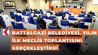 Battalgazi Belediyesi, yılın ilk meclis toplantısını gerçekleştirdi