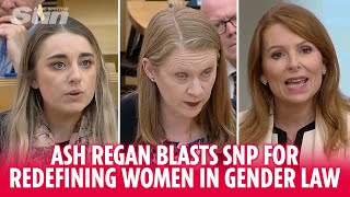 Ash Regan blasts SNP incompetence for redefining women in failed gender law then having to backtrack