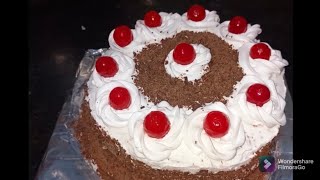 బ్లాక్ ఫారెస్ట్ కేక్ ఇంట్లో ఈజీగా చేసేయచ్చు|Eggless black Forest cake |New year cake