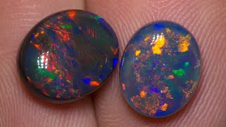 What is an opal rub? I cut 2 gems, grade and price them.