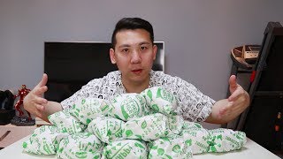 快餐店在打折，5.99元一个汉堡，小浪一开心买了20个！