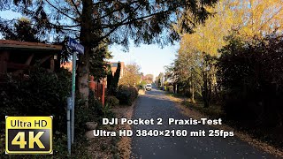 DJI Pocket 2 Cinematic test 4k Ultra HD Video 25p