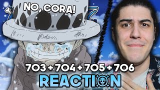 I LOVE CORAZON NOW! - One Piece | Episodes 703 - 706 Reaction