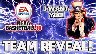 NCAA Basketball 10 Dynasty Mode Rebuild TEAM REVEAL! I Want YOU to SUBMIT YOUR PLAYERS!