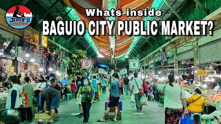 [4K] WHATS INSIDE BAGUIO CITY (WET AND DRY) PUBLIC MARKET? | WALK TOUR |