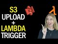 AWS S3 File Upload + Lambda Trigger | Step by Step Guide
