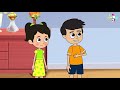 ફાસ્ટ ફૂડ vs પરાઠા gattu ki dadi દાદી અને બાળકો gujarati cartoon moral stories puntoon