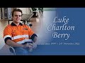 Luke Berry's Funeral Service live-stream