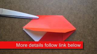 Simple Origami Bow Tie