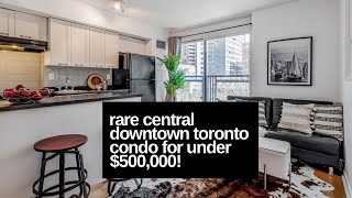 YES, you really can buy a 1 bed condo downtown Central Toronto for under $500,000?