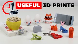 15 Useful 3D Prints READY in 1 Hour