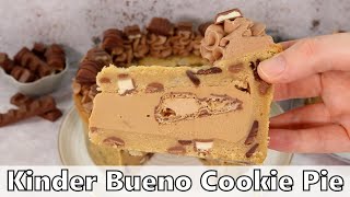 Kinder Bueno Cookie Pie Recipe