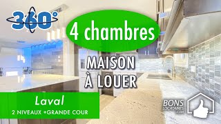 Maison à louer / Visite virtuelle Virtual Tour / Laval-Vimont 4 chambres (BonsLocataires.com)