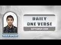 Daily One Verse - September 2024 - Nicolin Nepolean