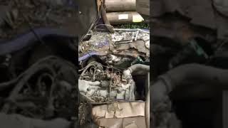 Life After Destruction: How a Toyota Engine Keeps Running ??? OldToyota, #WorkingEngine, #RustyCar,