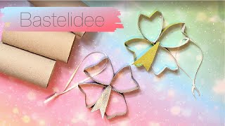 Glücksbringer basteln | Kleeblatt basteln | DIY Upcycling Klopapierrollen | KaFraLe.-Bastelidee