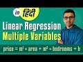 Hindi Machine Learning Tutorial 3 - Linear Regression Multiple Variables