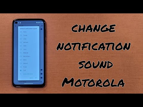 Cambiar sonido de notificación Motorola Moto G