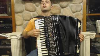 SCANSUPVI4S - Scandalli Piano Accordion Super VI 4S Double Tone Chamber LMMH 41/120 $11999